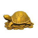 Gold Turtle Figurine