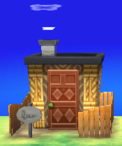 Exterior of Amelia's house in Animal Crossing: New Leaf