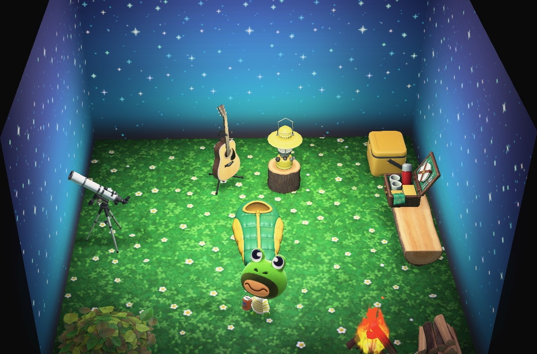Interior of Prince's house in Animal Crossing: New Horizons