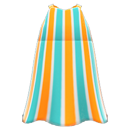 Striped Maxi Dress (Orange) NH Icon.png