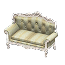 Elegant Sofa (White - White with Stripe) NH Icon.png