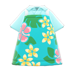 Hawaiian-print apron