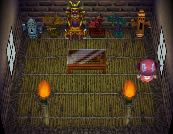 Interior of Rollo's house in Animal Crossing