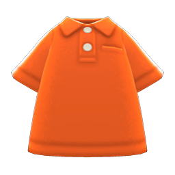 Polo Shirt (Orange) NH Icon.png