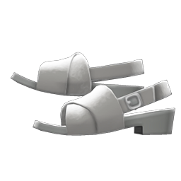 Cross-Belt Sandals (Gray) NH Icon.png