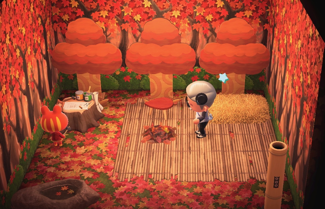 Interior of Croque's house in Animal Crossing: New Horizons