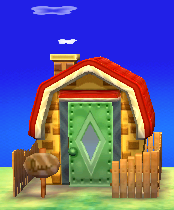 Exterior of Maelle's house in Animal Crossing: New Leaf