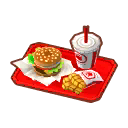 Veggie-Burger Meal