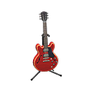 Electric Rock Guitar Instrument Furniture Item Animal Crossing New Horizons ACNH 