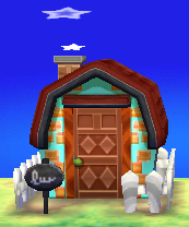 Exterior of Carmen's house in Animal Crossing: New Leaf
