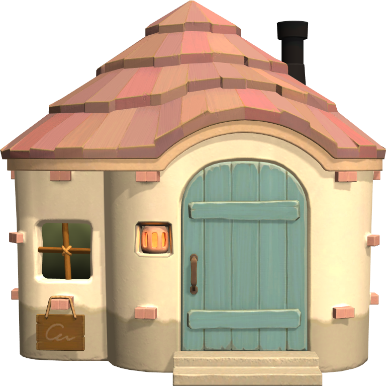 Exterior of Megan's house in Animal Crossing: New Horizons