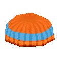 Orange knit hat