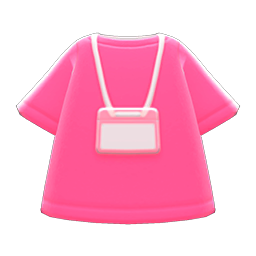 camiseta de personal (Rosa)