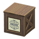 Wooden Box (Dark Brown - Antique) NH Icon.png