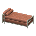 Cool Bed (Silver - Brown) NH Icon.png