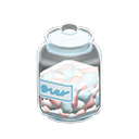 Glass Jar (Marshmallows - White Label) NH Icon.png