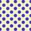 The Grape violet pattern for the polka-dot bed.