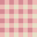 The Pink gingham pattern for the ranch lowboard.