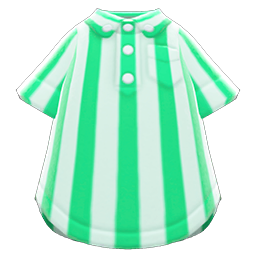 Vertical-Stripes Shirt (Green) NH Icon.png