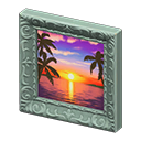 Fancy Frame (Green - Landscape Acrylic Painting) NH Icon.png