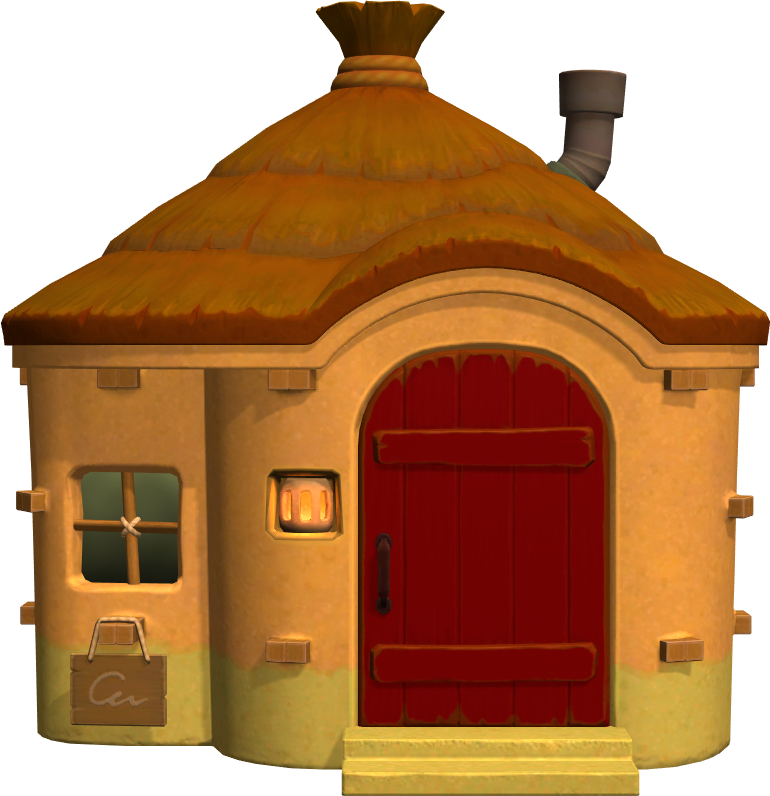 Exterior of Clay's house in Animal Crossing: New Horizons