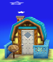 Exterior of Ed's house in Animal Crossing: New Leaf