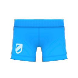 Soccer shorts's Light blue variant