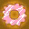 The Strawberry donut pattern for the donut stool.