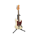 Electric bass's Chic white variant