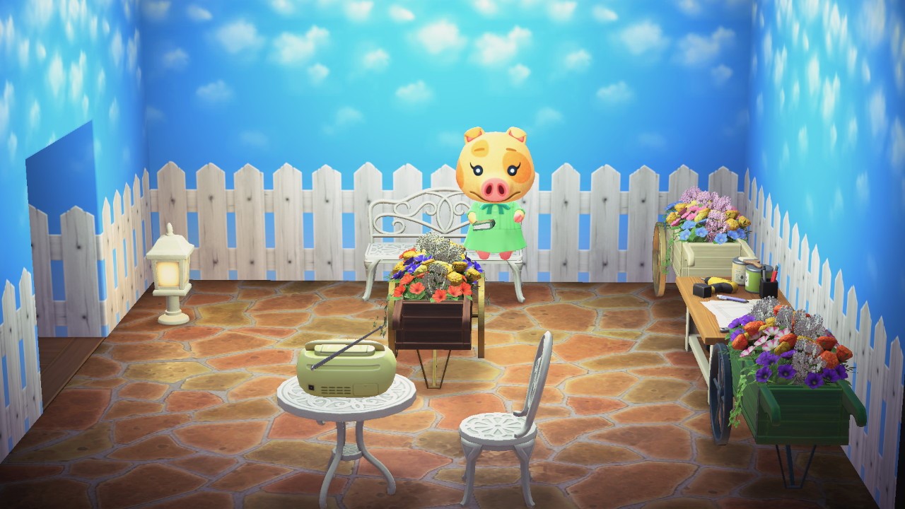 Interior of Maggie's house in Animal Crossing: New Horizons