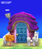 Exterior of Diva's house in Animal Crossing: New Leaf