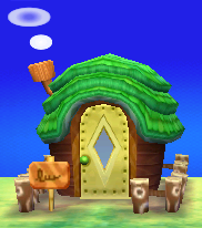 Exterior of Drake's house in Animal Crossing: New Leaf