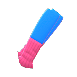 Aerobics leggings's Light blue & salmon pink variant