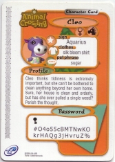 Animal Crossing-e 3-161 (Cleo - Back).jpg