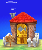 Exterior of Felicity's house in Animal Crossing: New Leaf