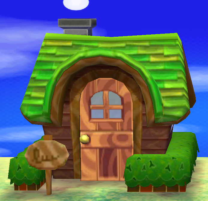Exterior of Rex's house in Animal Crossing: New Leaf