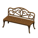 iron garden bench