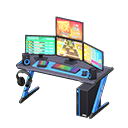 Gaming Desk (Black & Blue - Rhythm Game) NH Icon.png