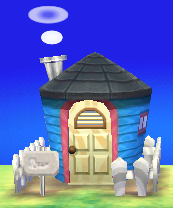 Exterior of Dotty's house in Animal Crossing: New Leaf