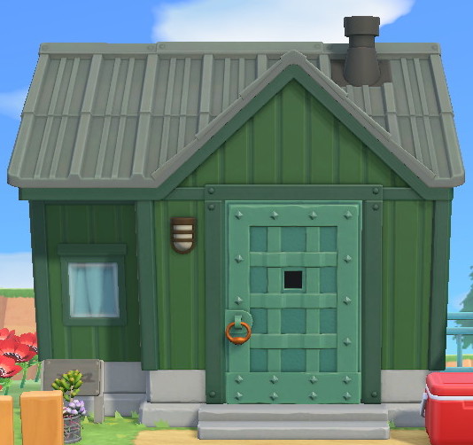 Exterior of Sprocket's house in Animal Crossing: New Horizons