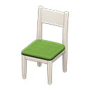 Simple Chair (White - Green) NH Icon.png