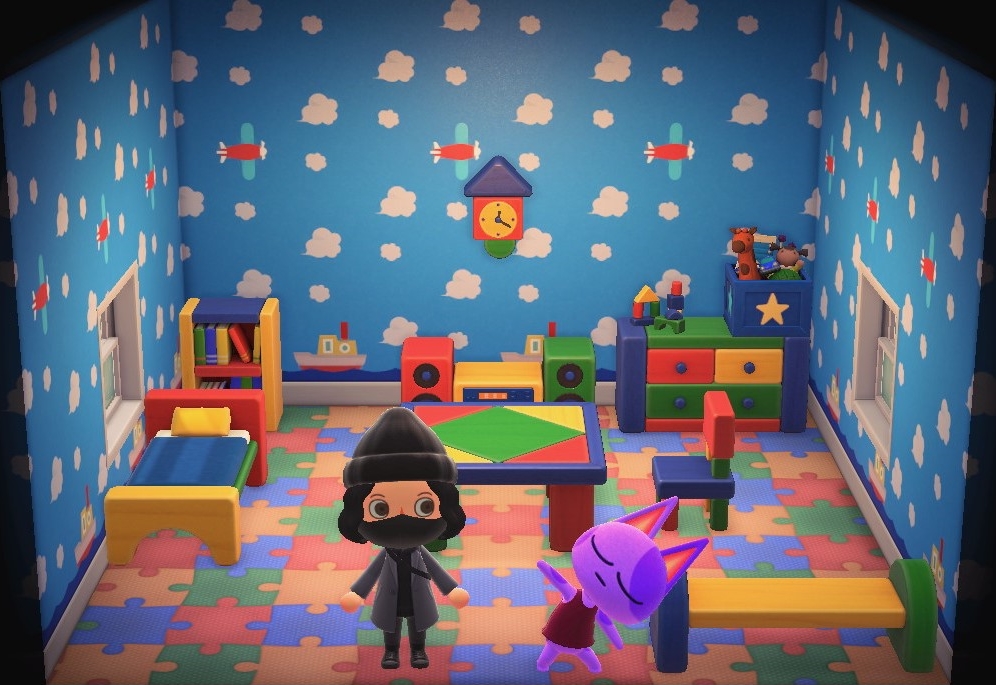 Interior of Bob's house in Animal Crossing: New Horizons