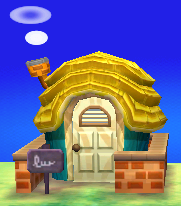 Exterior of Goldie's house in Animal Crossing: New Leaf