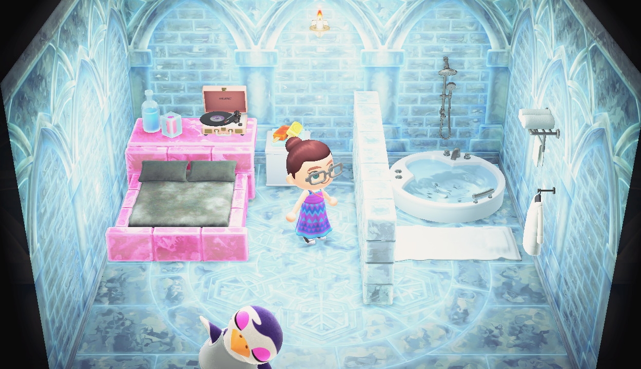 Interior of Gwen's house in Animal Crossing: New Horizons