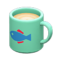 Mug (Turquoise - Fish) NH Icon.png