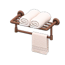 Bathroom towel rack's Copper variant
