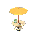 Bistro Table (Light Wood - Yellow) NH Icon.png