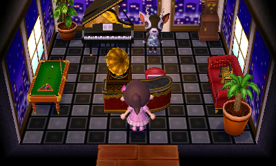 Interior of Zell's house in Animal Crossing: New Leaf