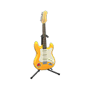 Rock Guitar (Orange-Yellow - Pop Logo) NH Icon.png