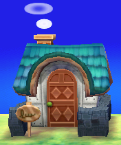 Exterior of Louie's house in Animal Crossing: New Leaf
